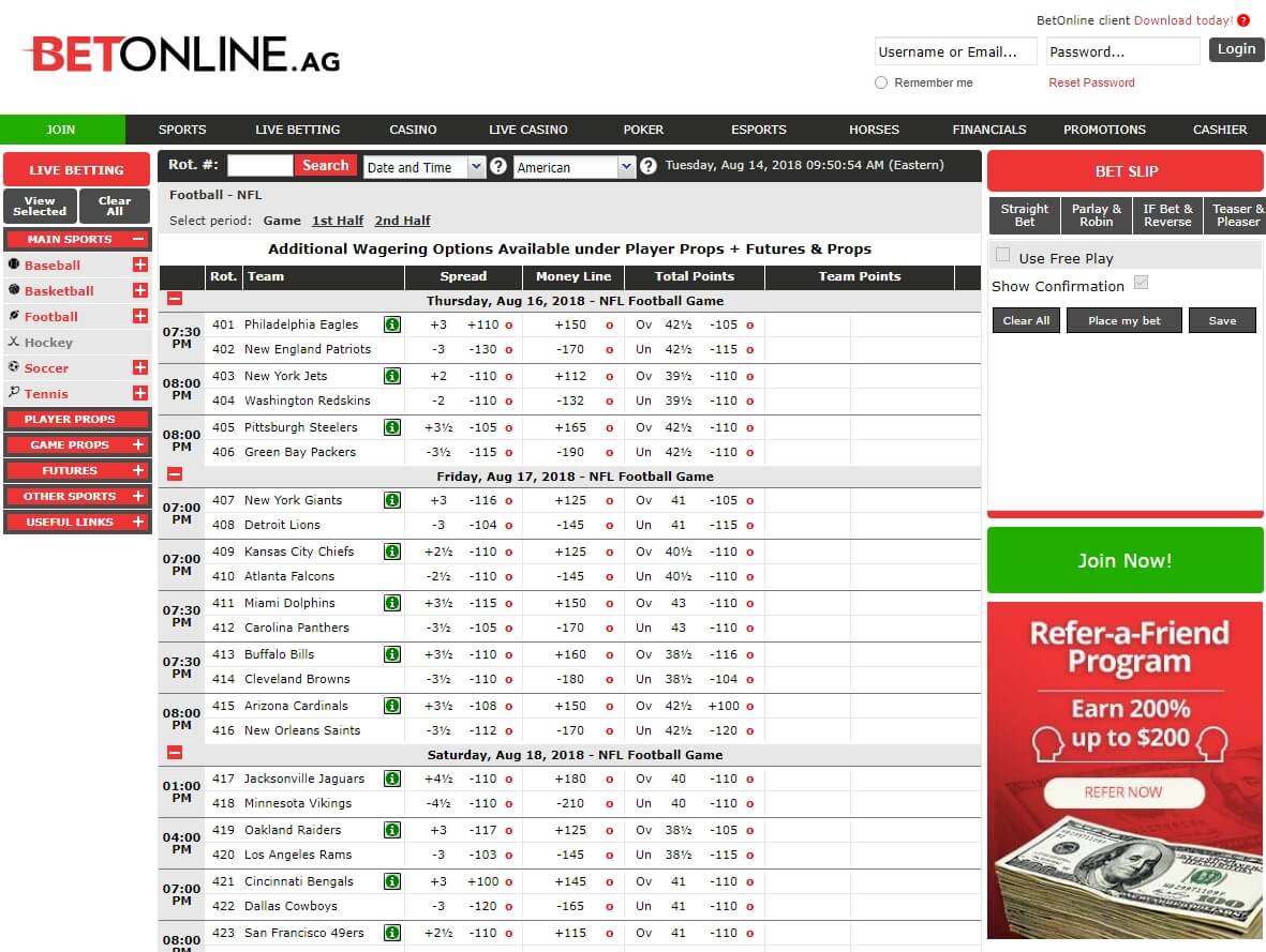 sport select point spread baseball betting